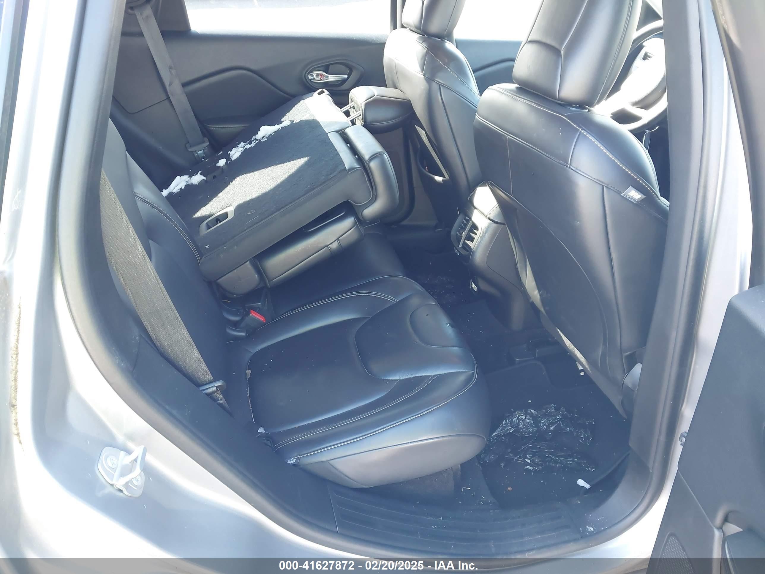 2017 Jeep Cherokee Limited Fwd Серый vin: 1C4PJLDB0HW539669