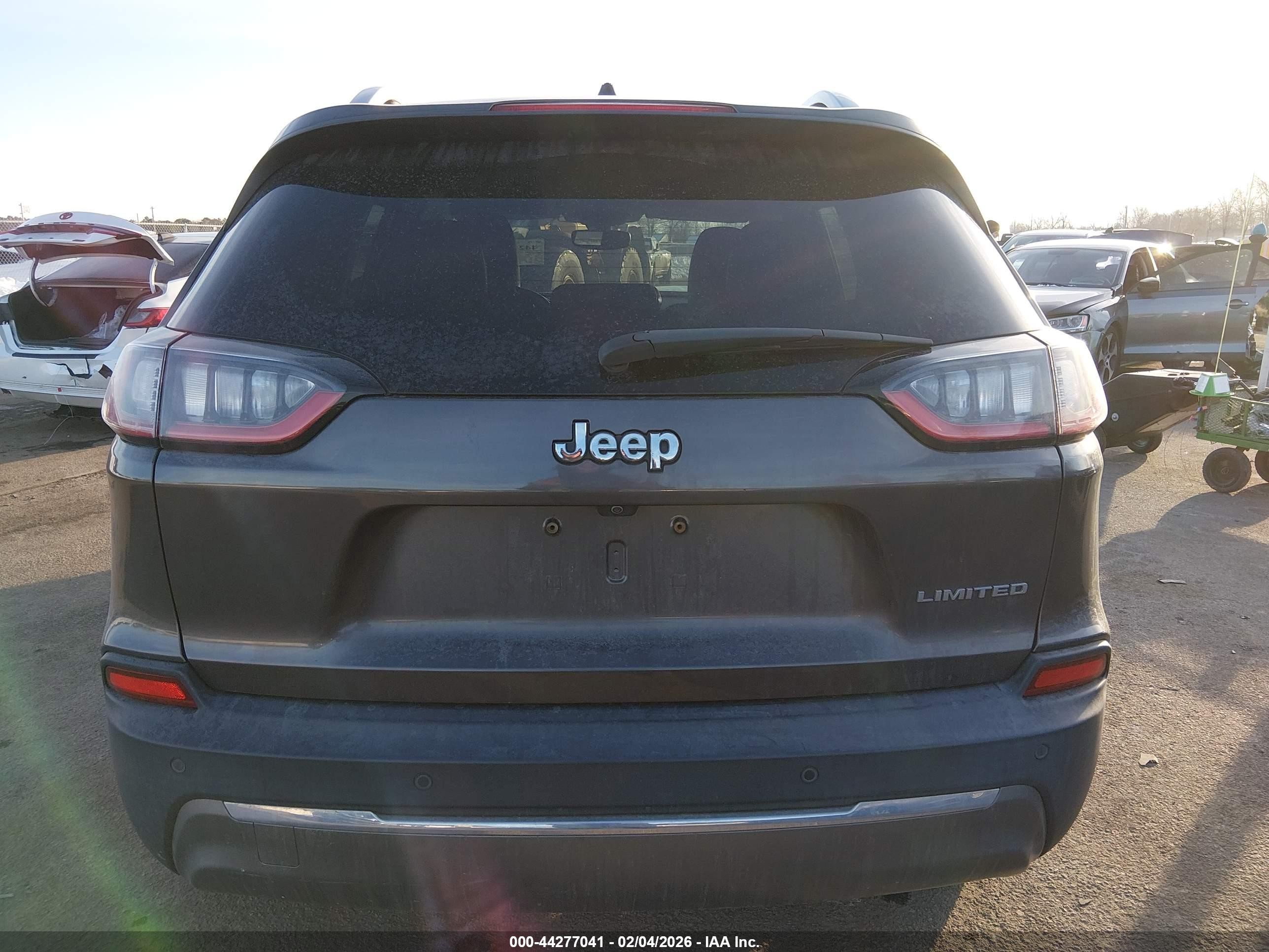 2019 Jeep Cherokee Limited Fwd Серый vin: 1C4PJLDB0KD346263