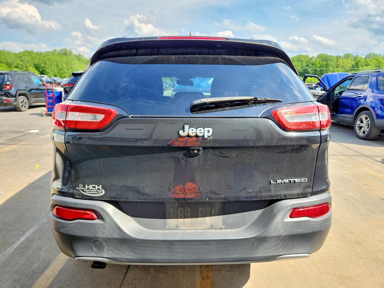 2014 Jeep Cherokee Limited Black vin: 1C4PJLDB1EW113288