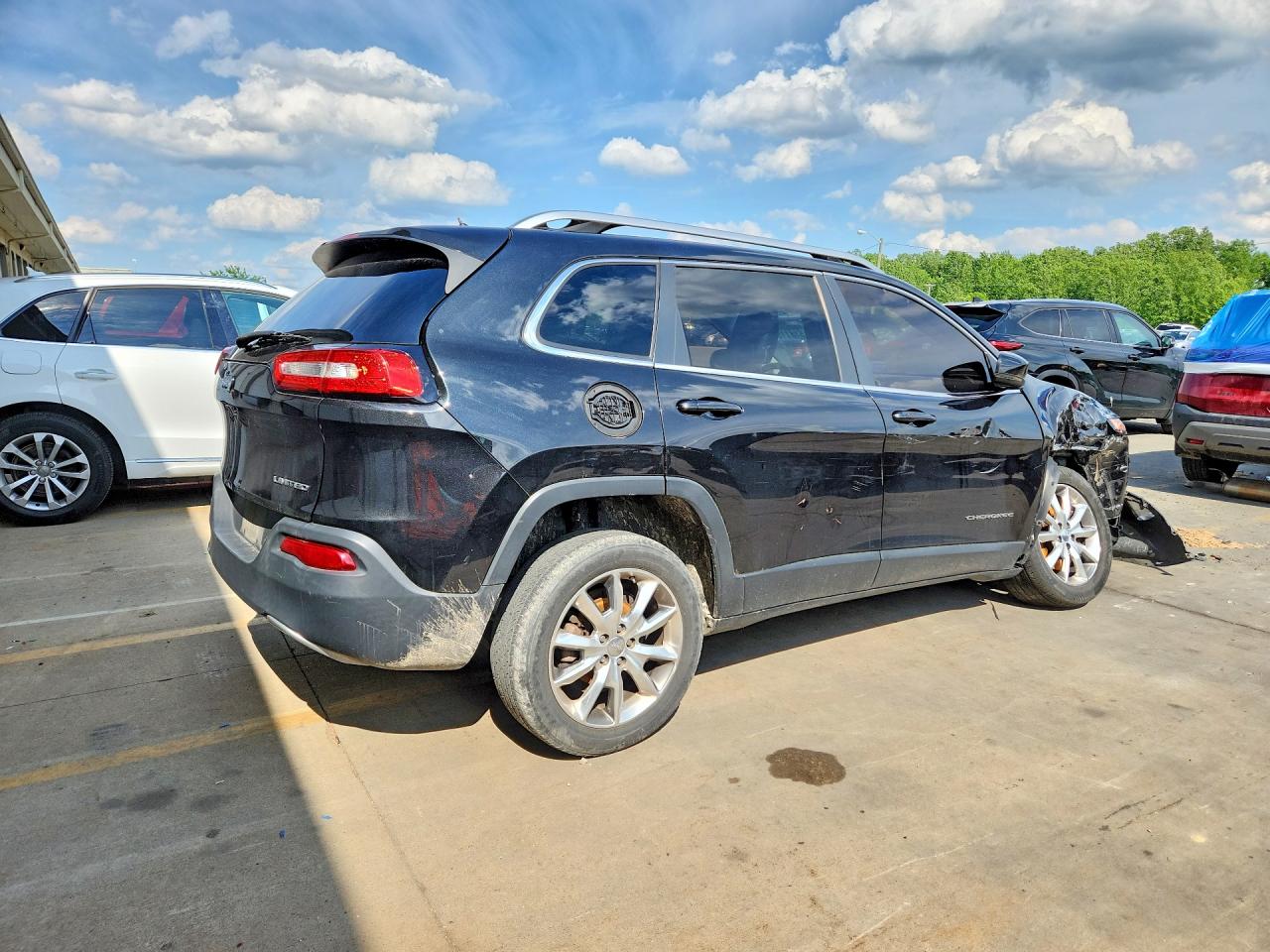 2014 Jeep Cherokee Limited Black vin: 1C4PJLDB1EW113288