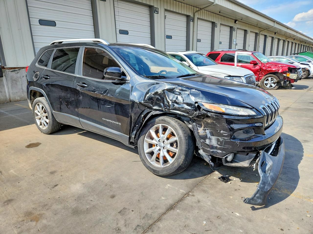2014 Jeep Cherokee Limited Black vin: 1C4PJLDB1EW113288