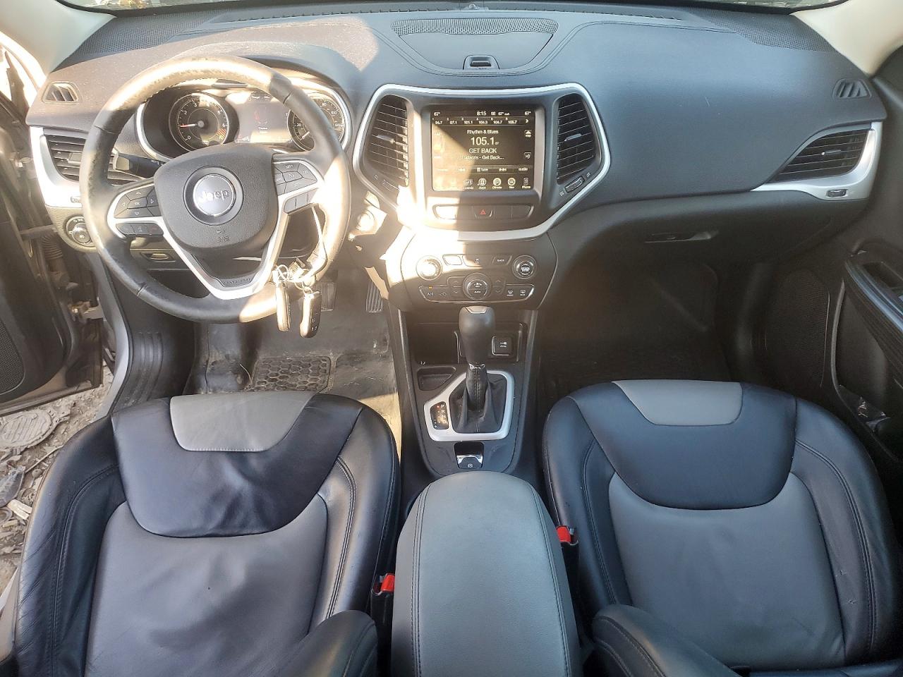 2014 Jeep Cherokee Limited Silver vin: 1C4PJLDB1EW205727