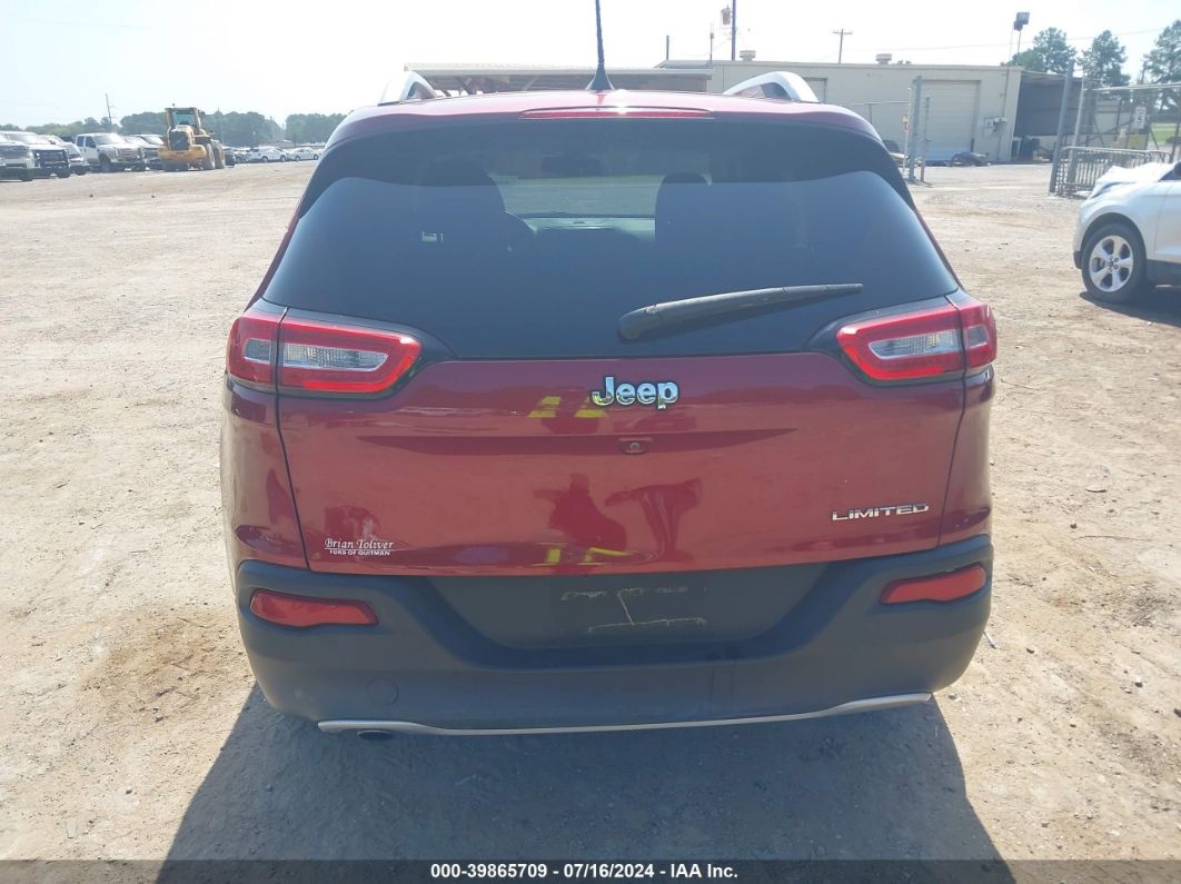 2017 Jeep Cherokee Limited Fwd Red vin: 1C4PJLDB1HW516062