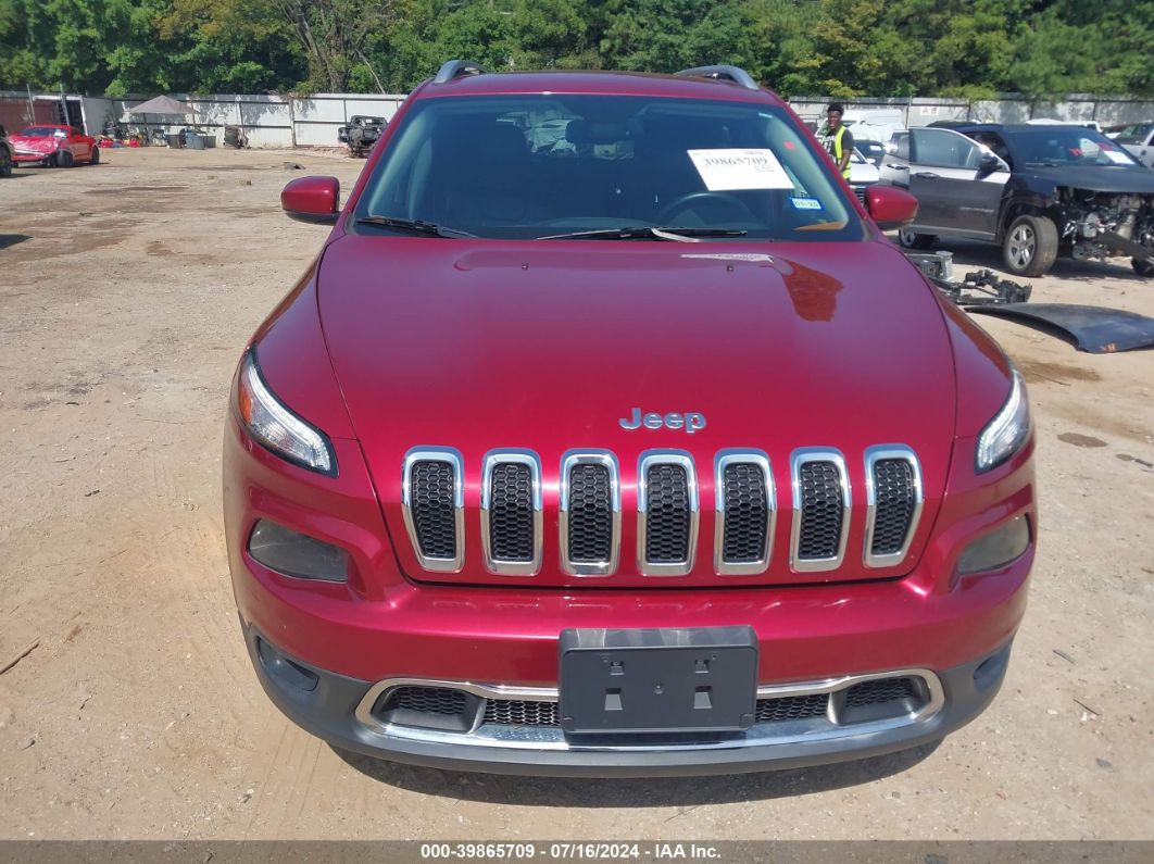 2017 Jeep Cherokee Limited Fwd Red vin: 1C4PJLDB1HW516062