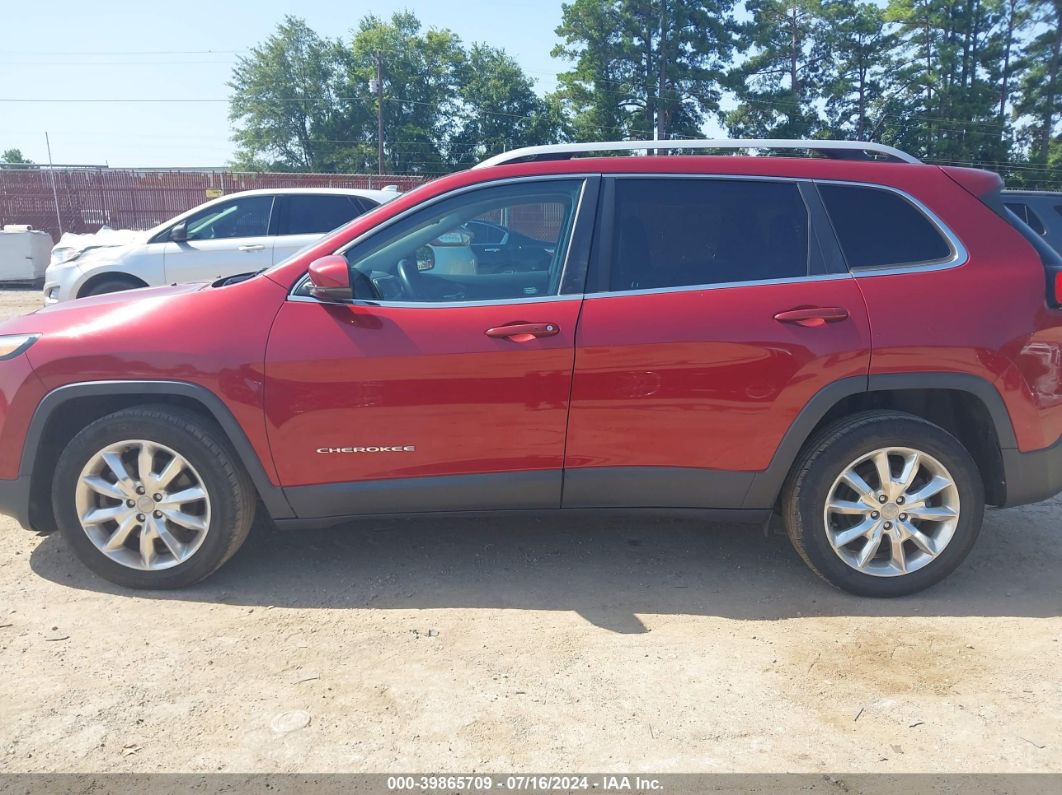2017 Jeep Cherokee Limited Fwd Red vin: 1C4PJLDB1HW516062