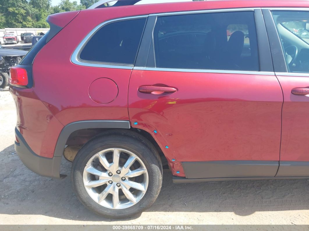 2017 Jeep Cherokee Limited Fwd Red vin: 1C4PJLDB1HW516062