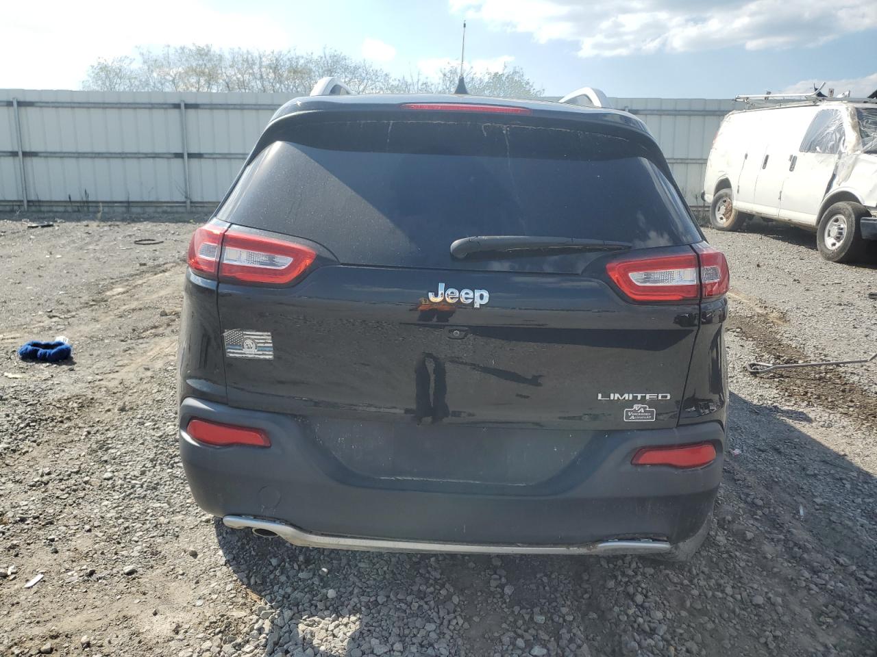 2017 Jeep Cherokee Limited Black vin: 1C4PJLDB1HW572700