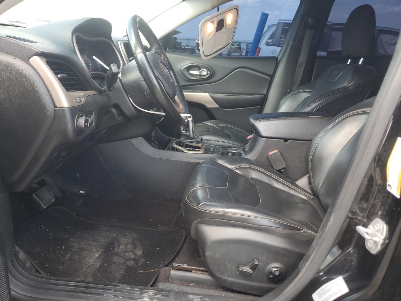 2017 Jeep Cherokee Limited Black vin: 1C4PJLDB1HW572700