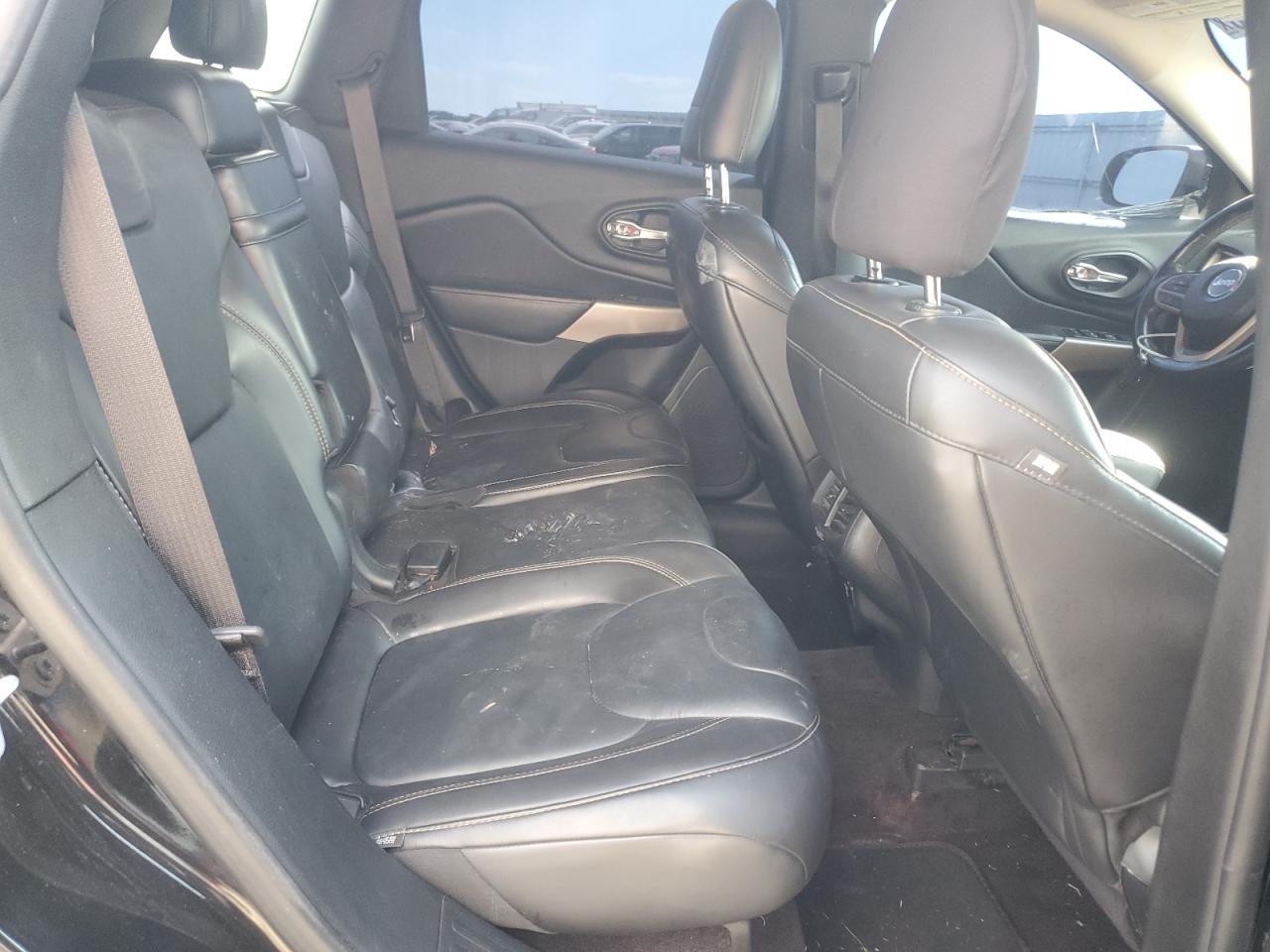 2017 Jeep Cherokee Limited Black vin: 1C4PJLDB1HW572700