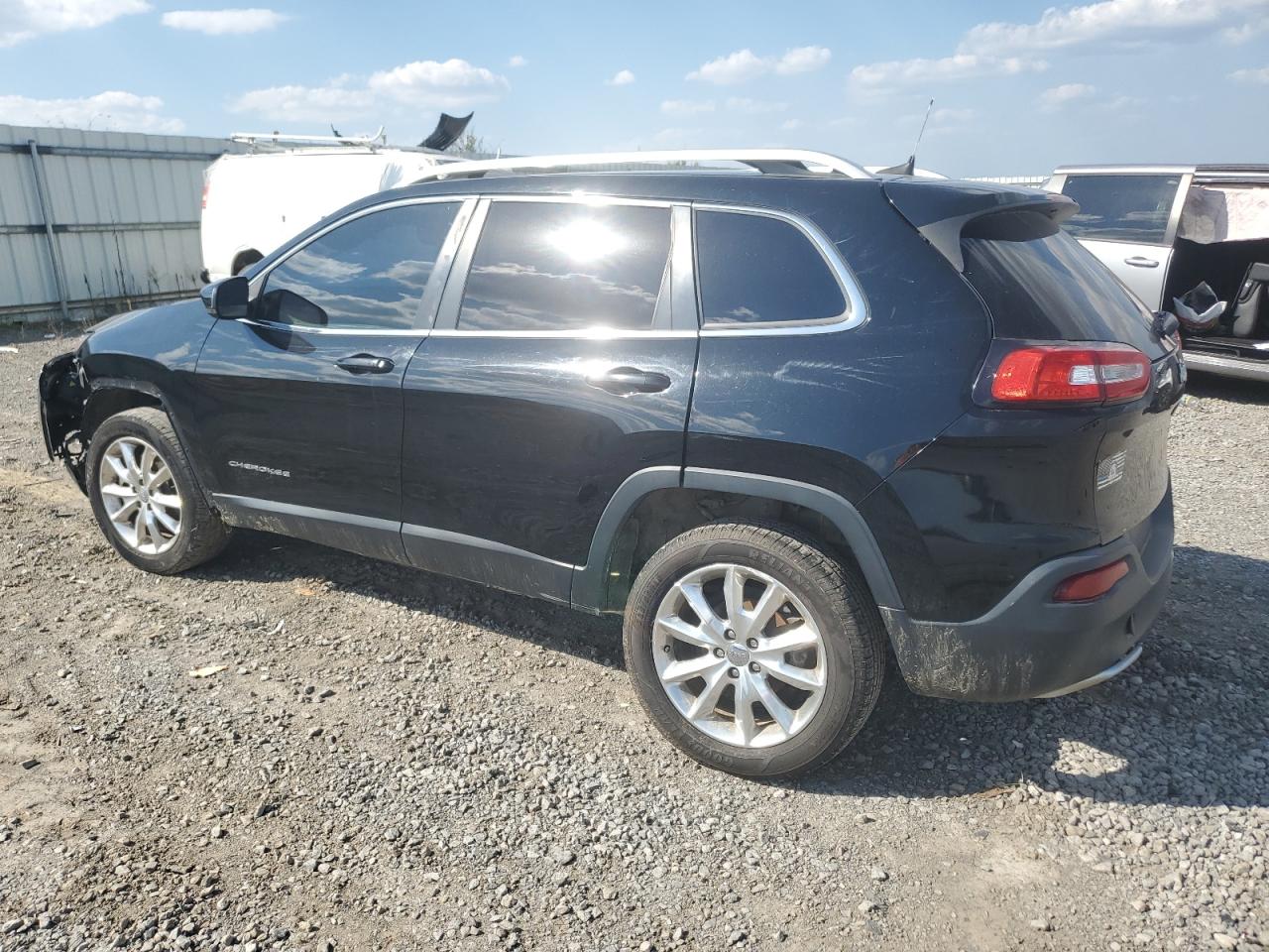 2017 Jeep Cherokee Limited Black vin: 1C4PJLDB1HW572700