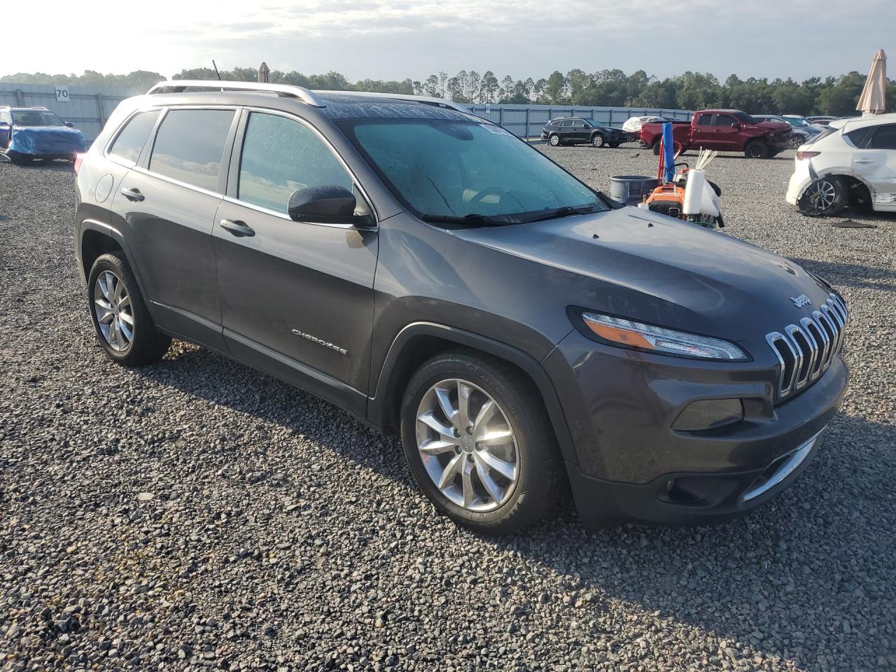 2014 Jeep Cherokee Limited Brown vin: 1C4PJLDB2EW202240