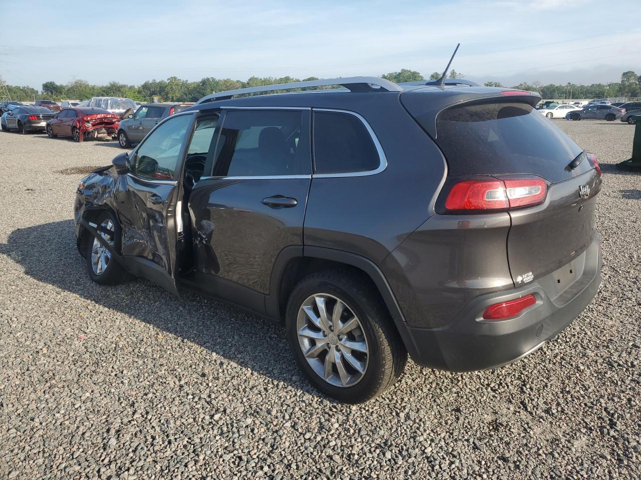 2014 Jeep Cherokee Limited Brown vin: 1C4PJLDB2EW202240
