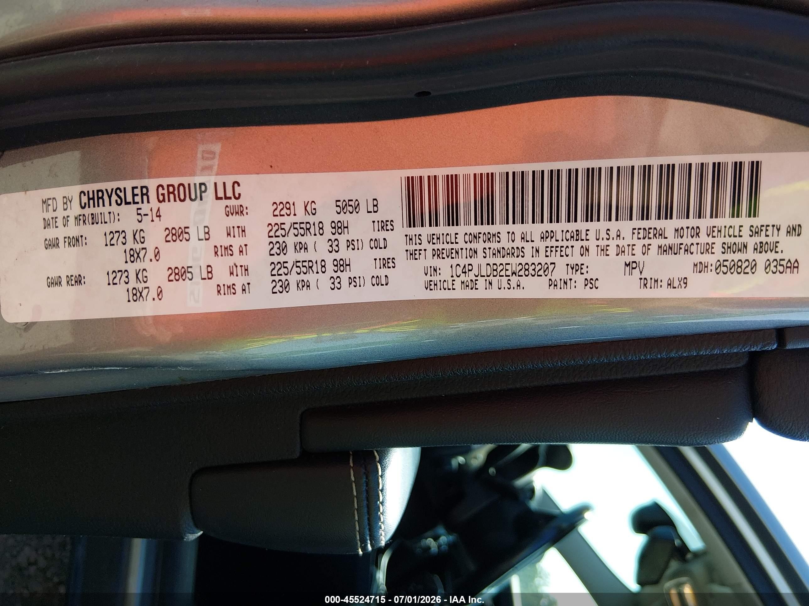 2014 Jeep Cherokee Limited Silver vin: 1C4PJLDB2EW283207