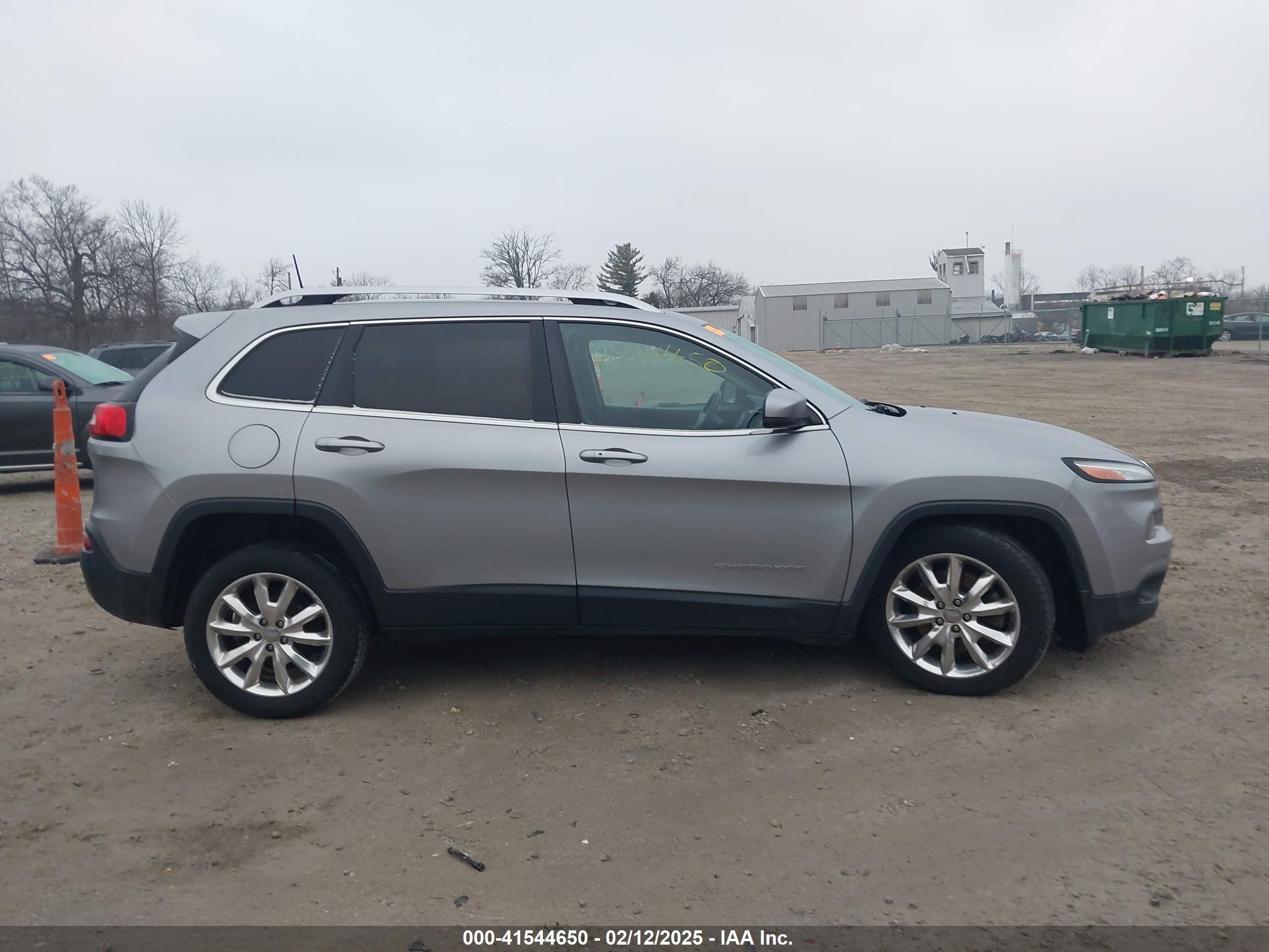 2017 Jeep Cherokee Limited Fwd Gray vin: 1C4PJLDB2HW517656