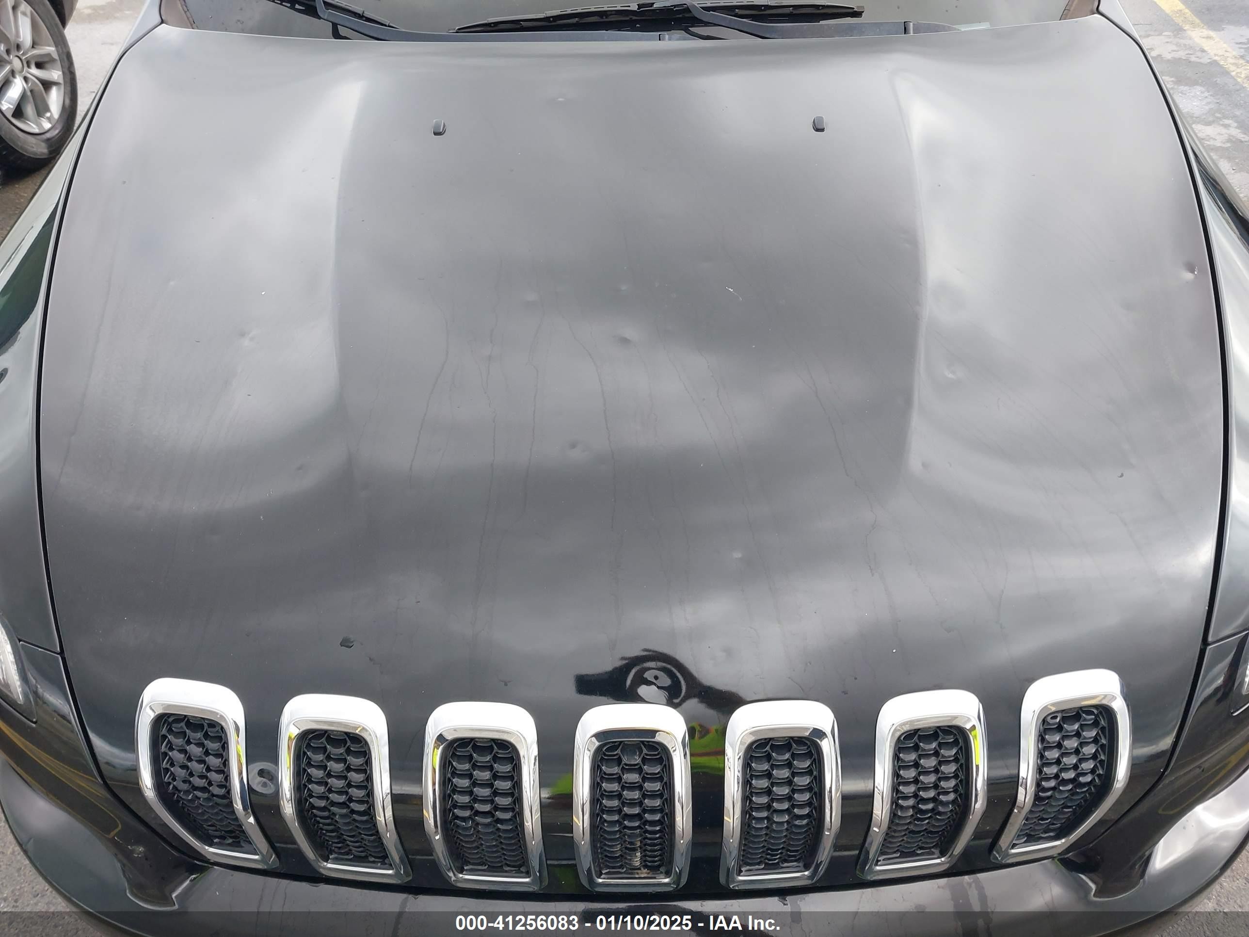 2017 Jeep Cherokee Limited Fwd Black vin: 1C4PJLDB2HW522632