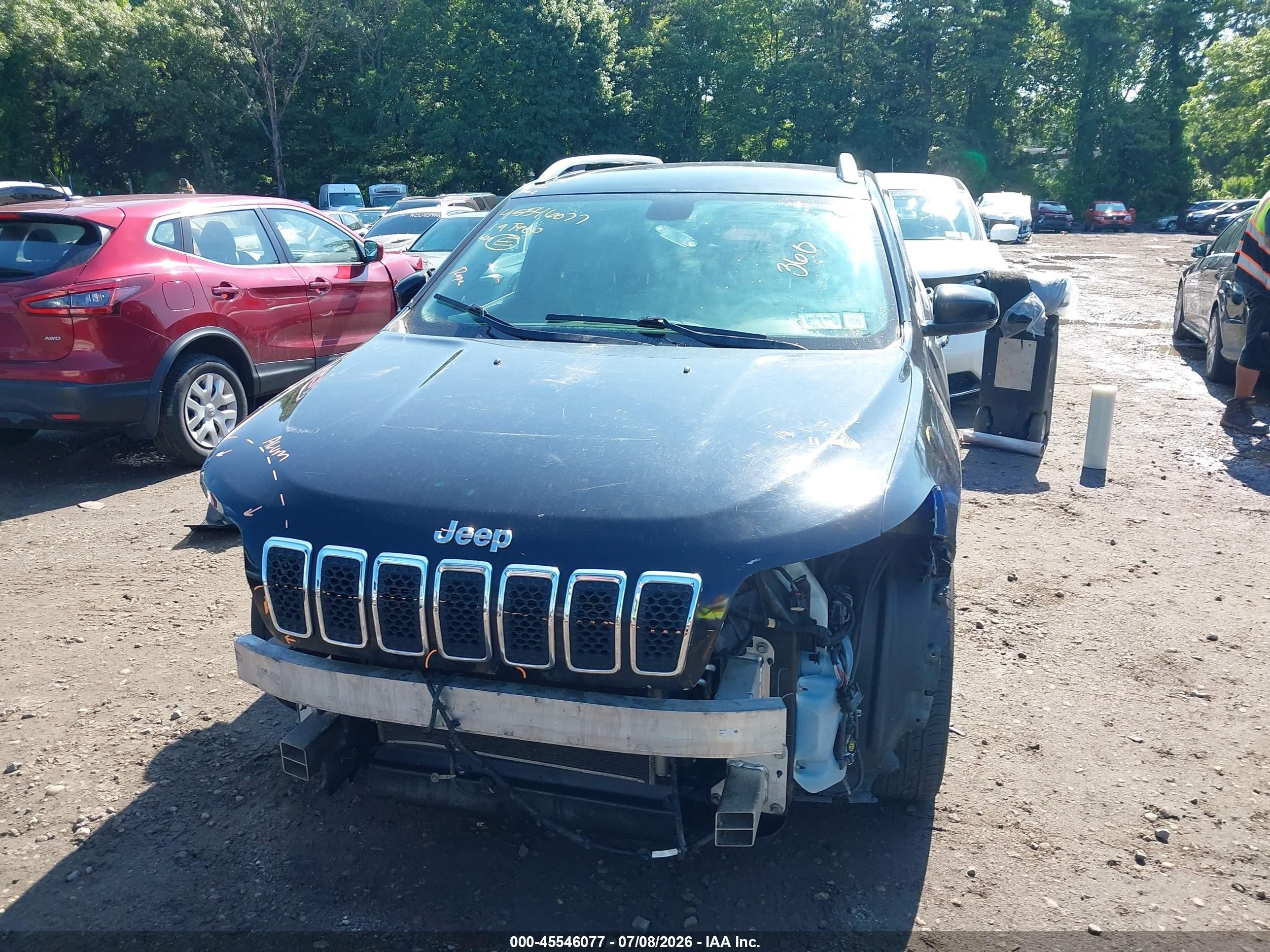 2019 Jeep Cherokee Limited Fwd Black vin: 1C4PJLDB2KD433968