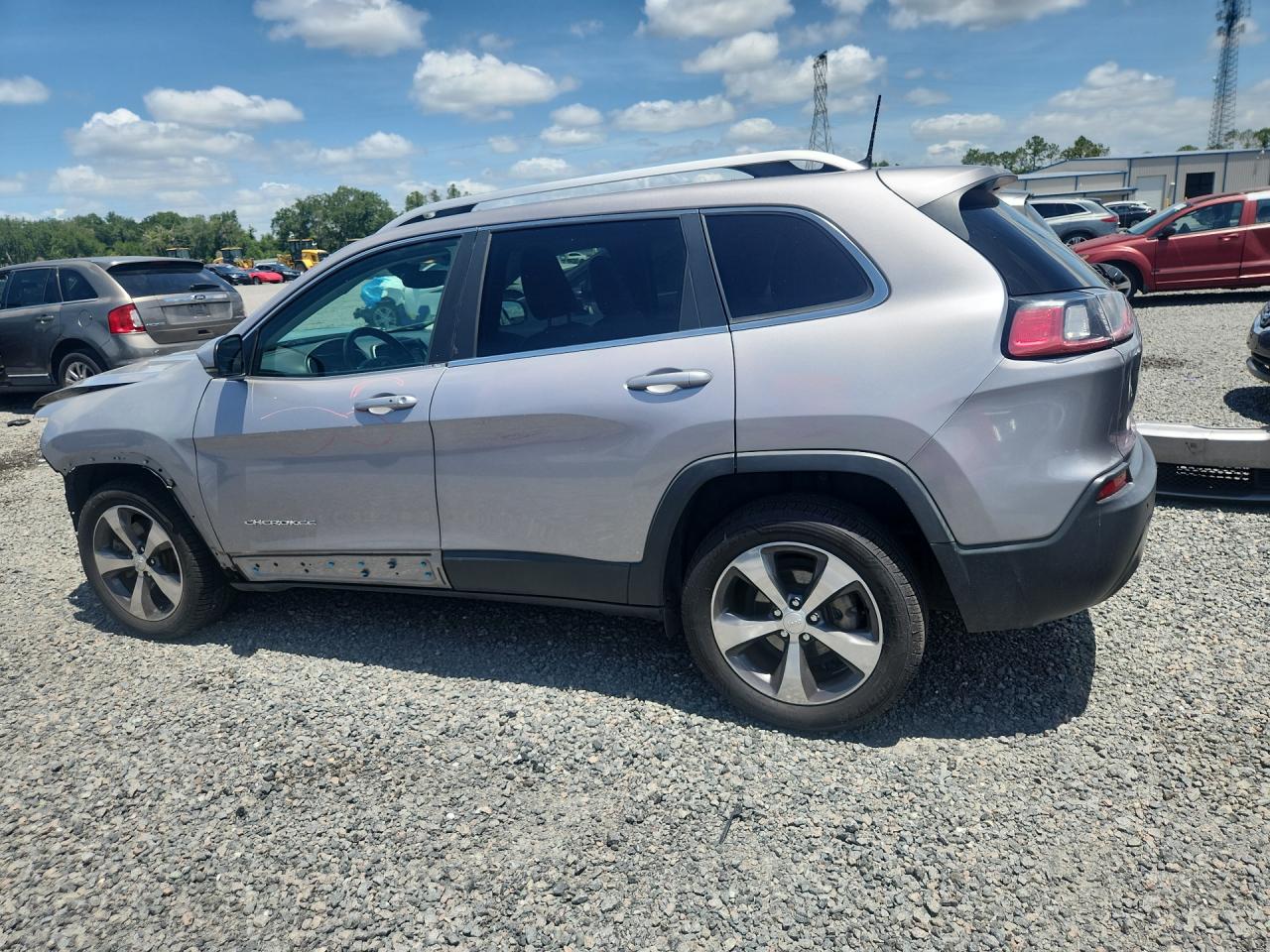 2020 Jeep Cherokee Limited Silver vin: 1C4PJLDB2LD505009