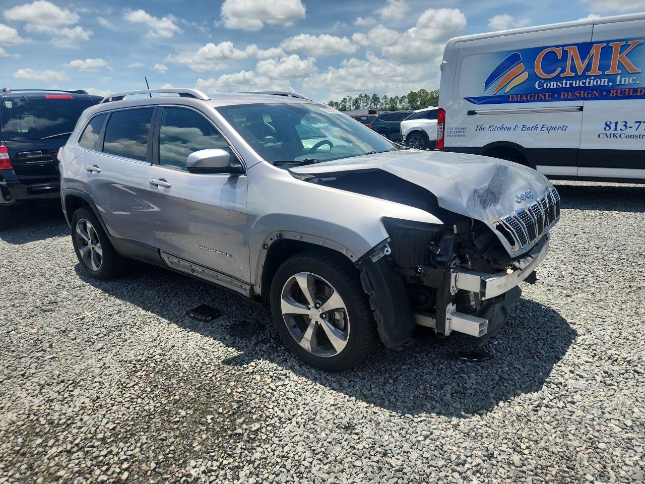 2020 Jeep Cherokee Limited Silver vin: 1C4PJLDB2LD505009