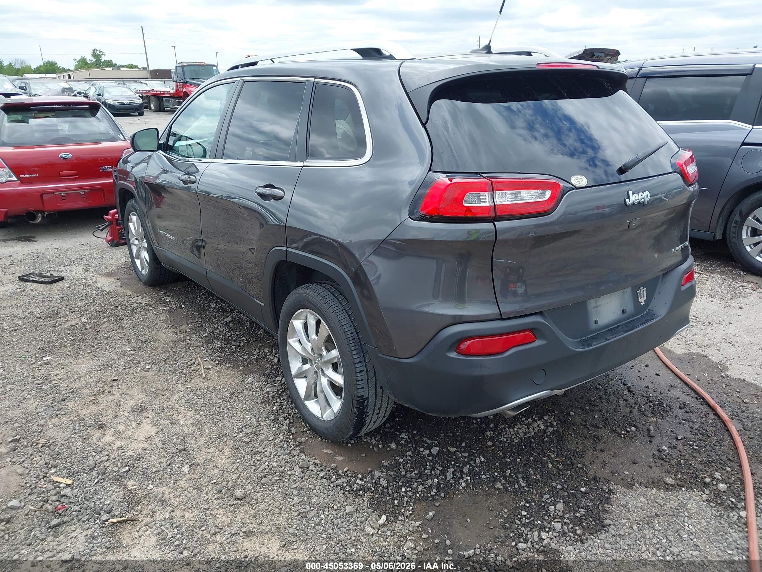 2014 Jeep Cherokee Limited Gray vin: 1C4PJLDB3EW148365