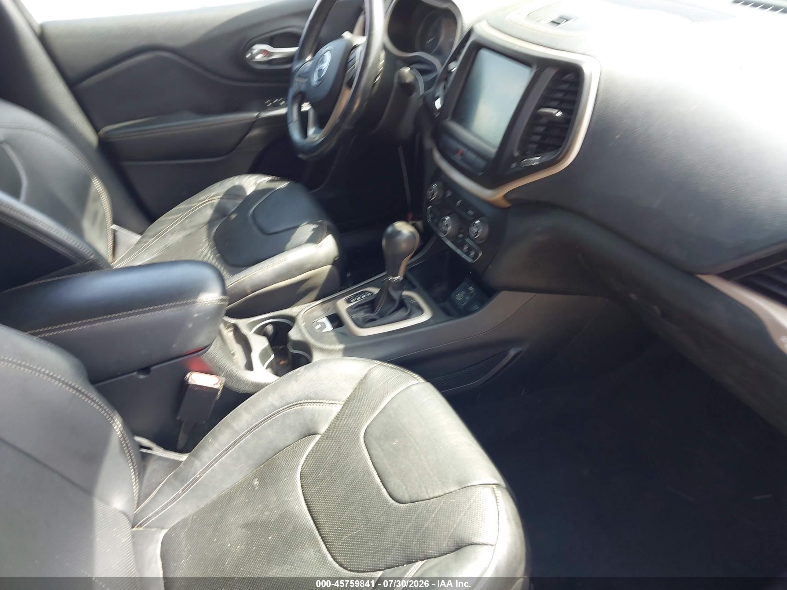 2014 Jeep Cherokee Limited Серый vin: 1C4PJLDB3EW194164