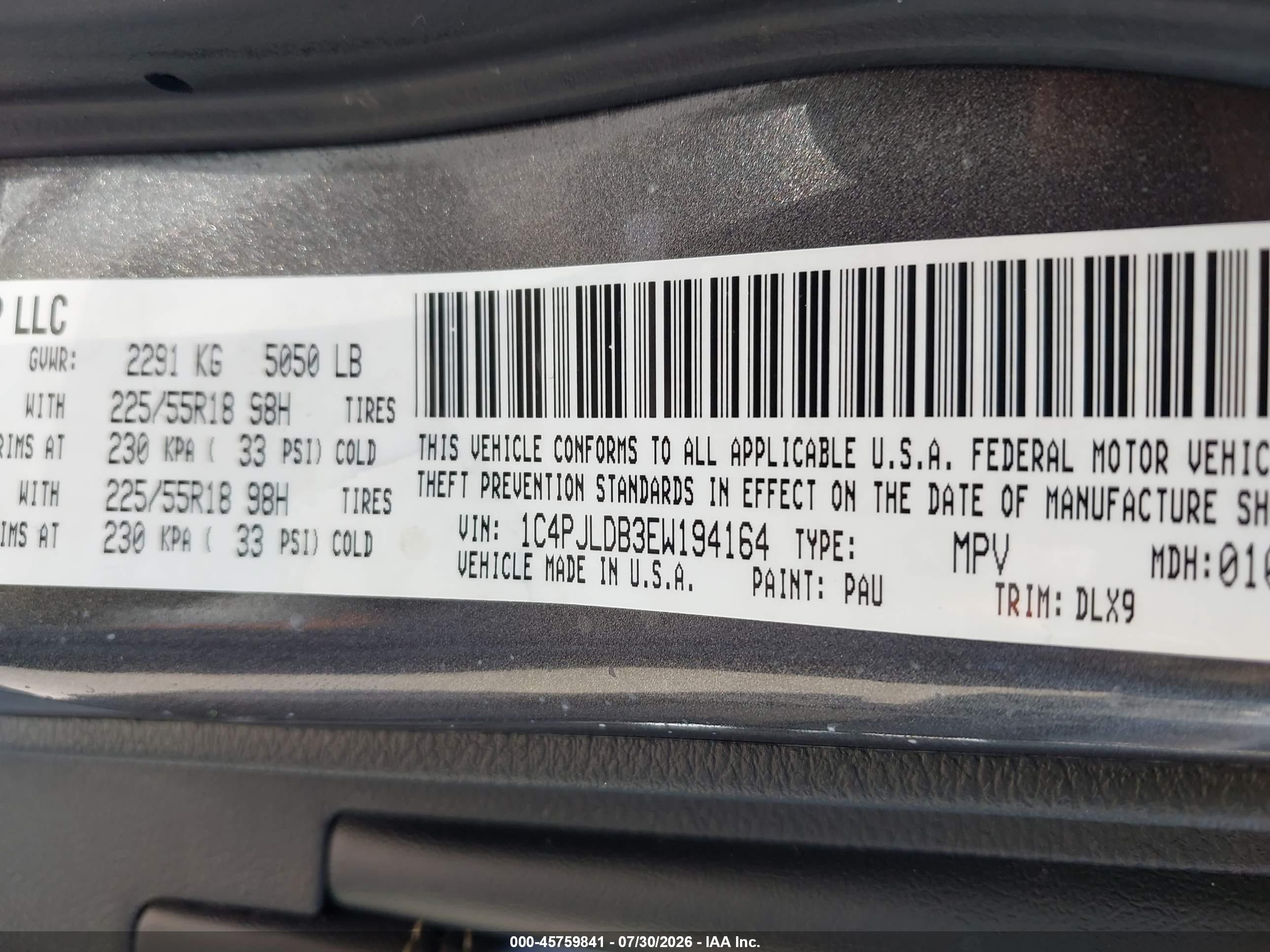 2014 Jeep Cherokee Limited Серый vin: 1C4PJLDB3EW194164