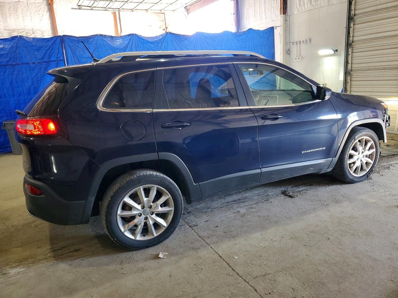 2015 Jeep Gran Cheor Blue vin: 1C4PJLDB3FW602325
