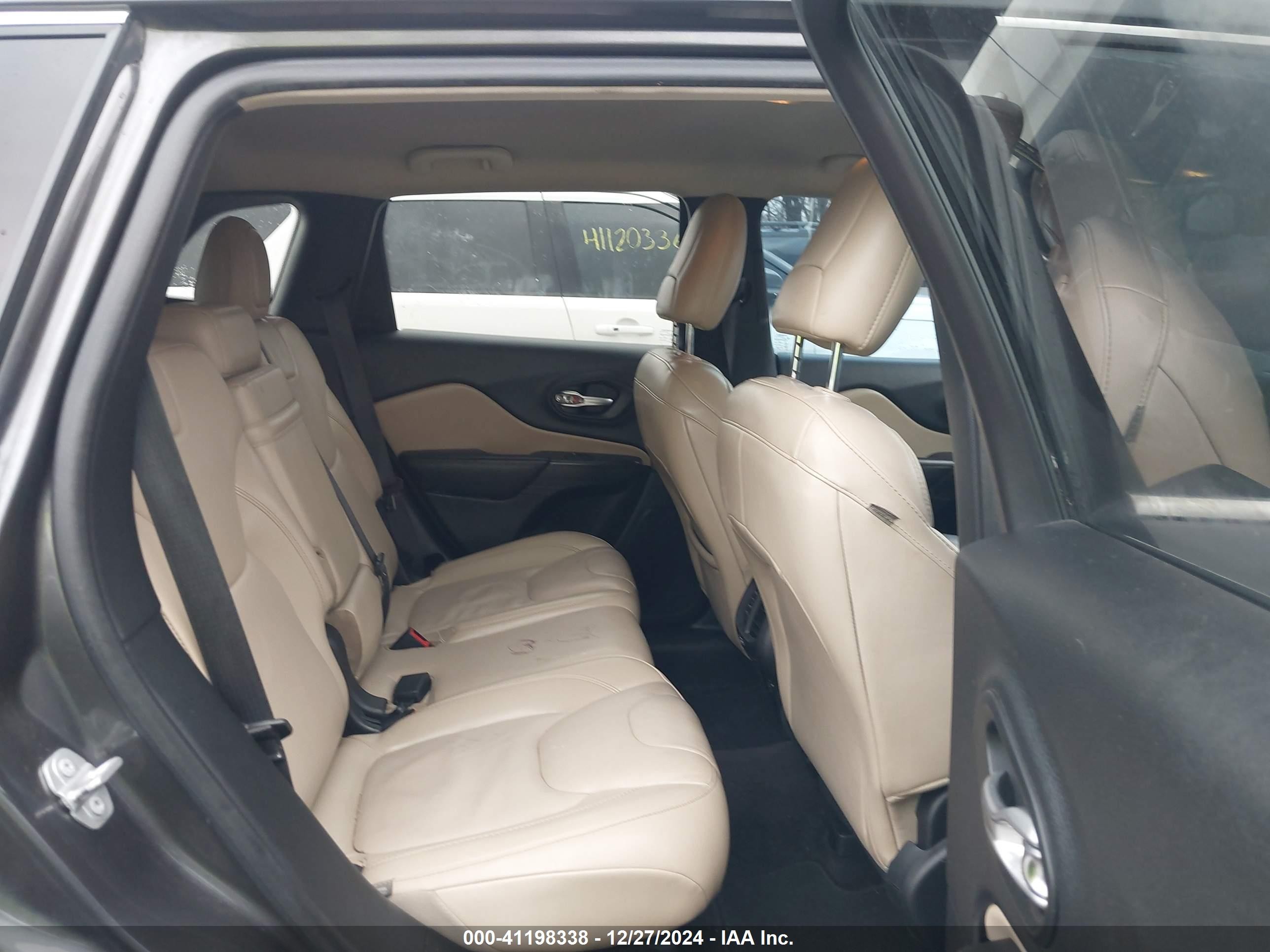 2017 Jeep Cherokee Limited Fwd Серый vin: 1C4PJLDB3HW518184