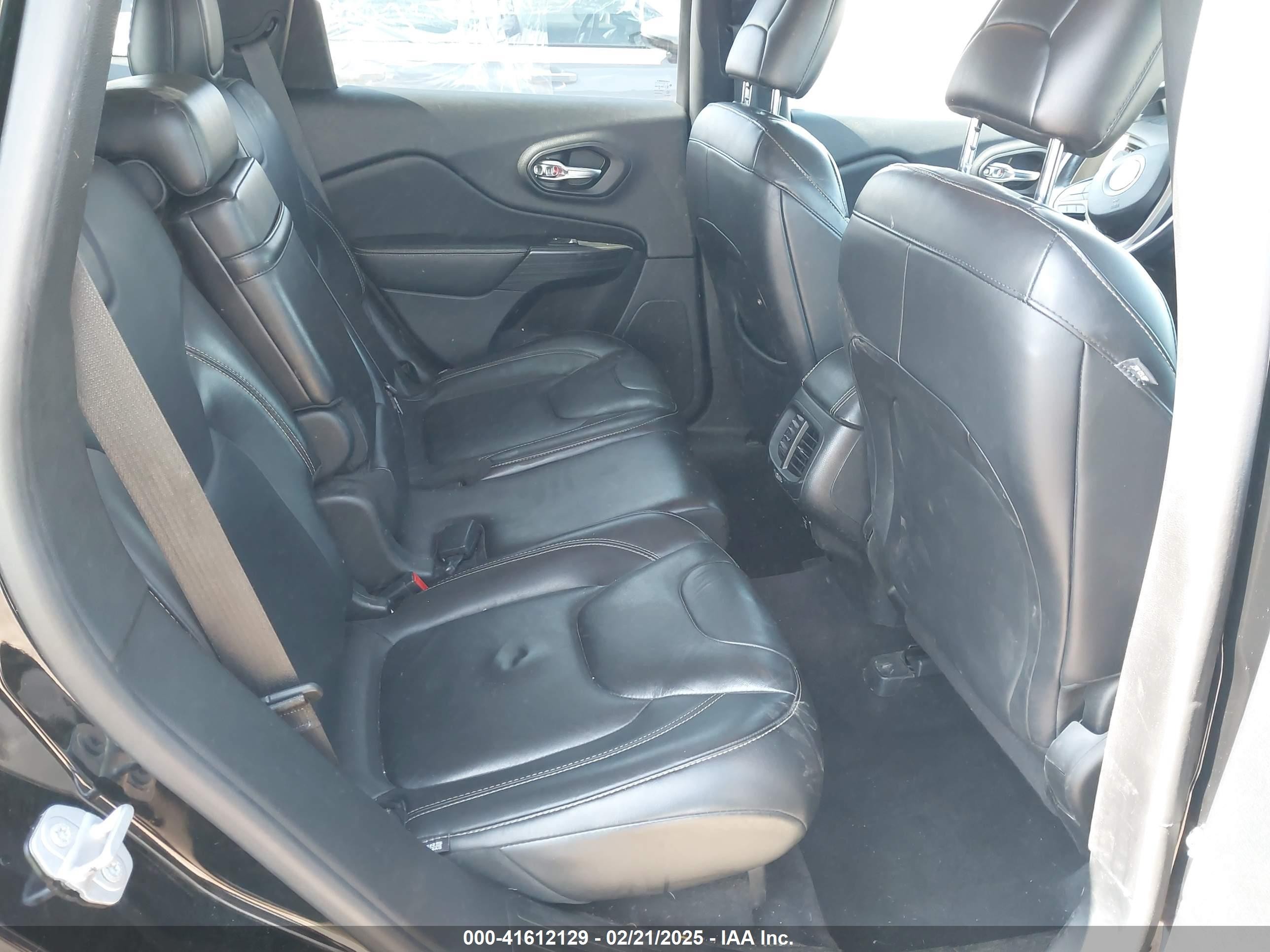 2017 Jeep Cherokee Limited Fwd Black vin: 1C4PJLDB3HW523076