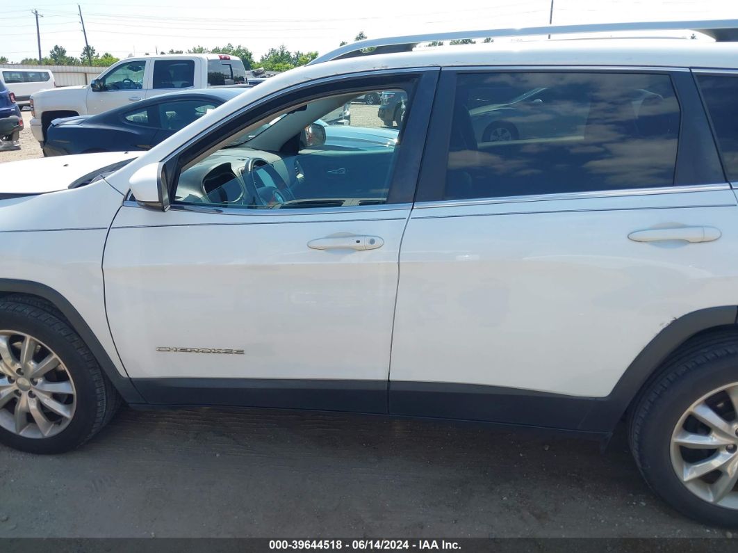 2017 Jeep Cherokee Limited Fwd White vin: 1C4PJLDB3HW525992