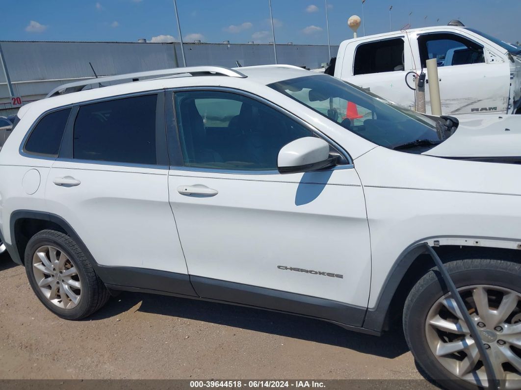 2017 Jeep Cherokee Limited Fwd White vin: 1C4PJLDB3HW525992
