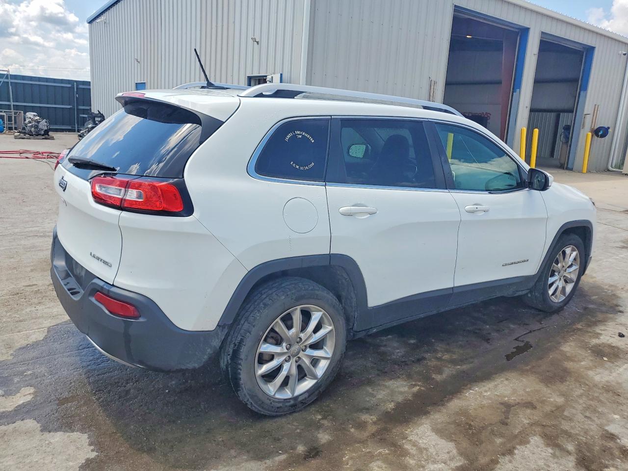 2014 Jeep Cherokee Limited Белый vin: 1C4PJLDB4EW297285
