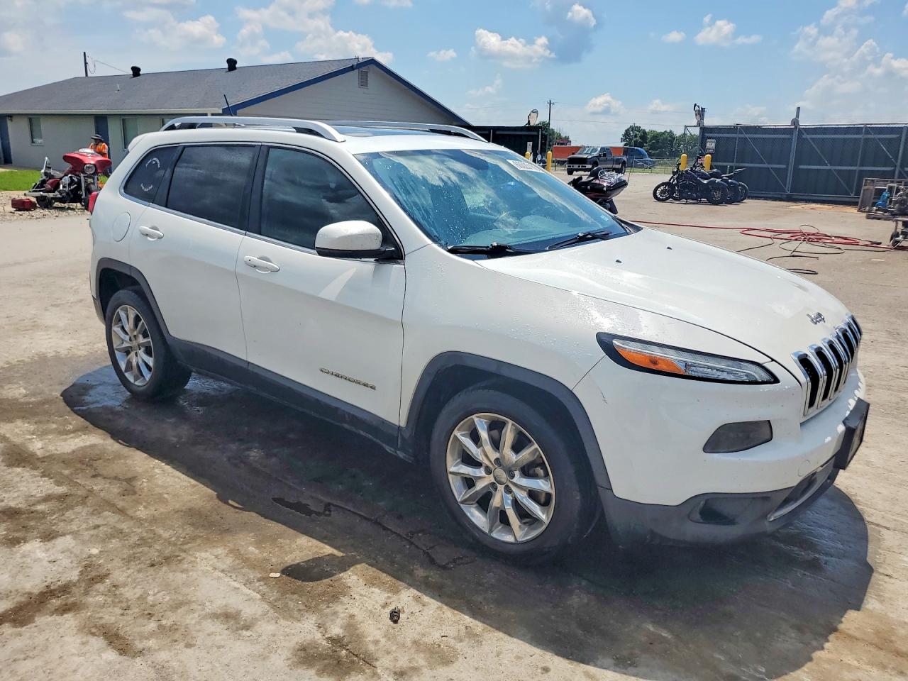 2014 Jeep Cherokee Limited Белый vin: 1C4PJLDB4EW297285