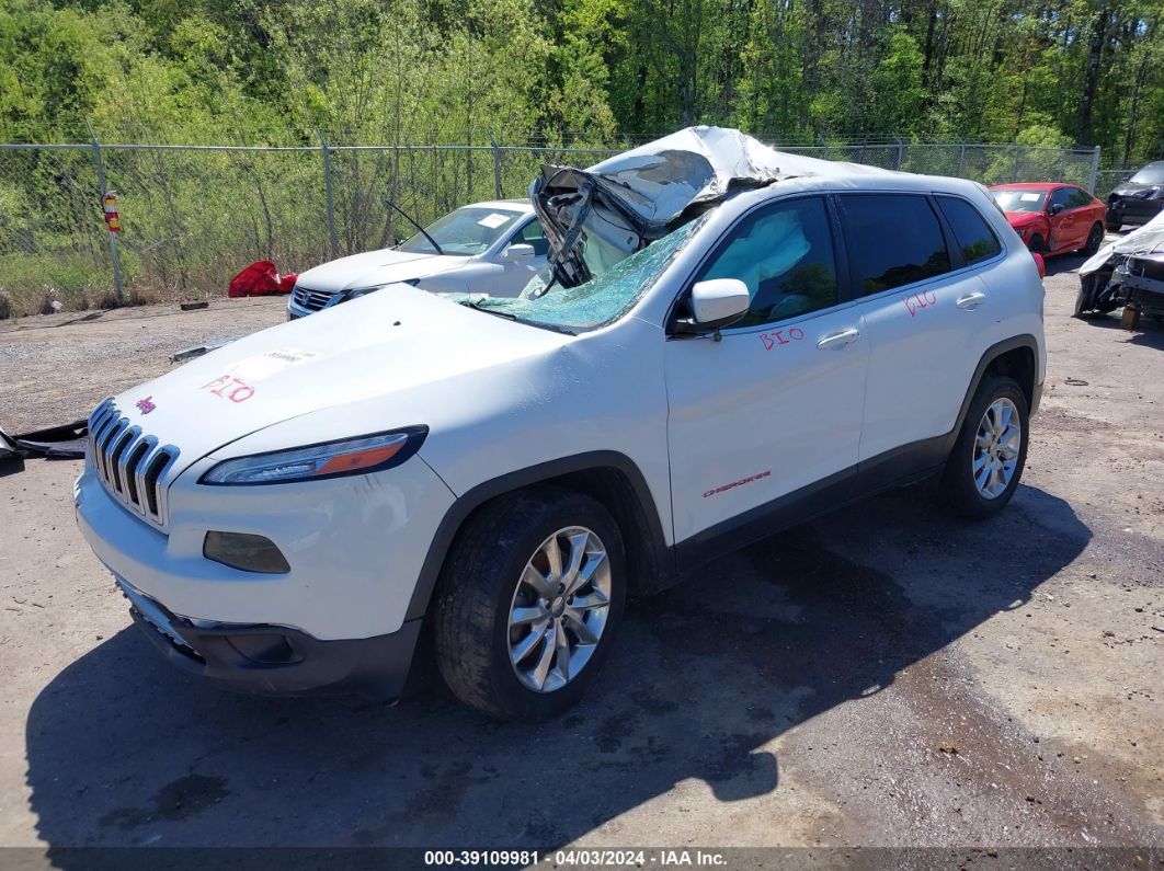 2017 Jeep Cherokee Limited Fwd White vin: 1C4PJLDB4HW517772