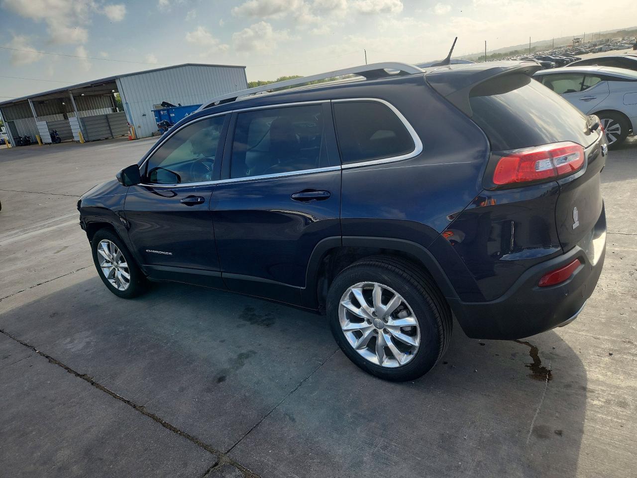 2014 Jeep Cherokee Limited Blue vin: 1C4PJLDB5EW162137