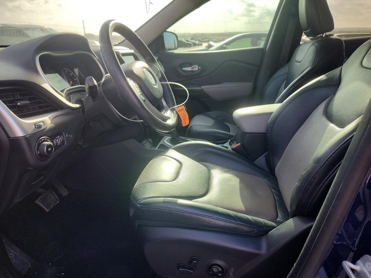 2014 Jeep Cherokee Limited Blue vin: 1C4PJLDB5EW162137