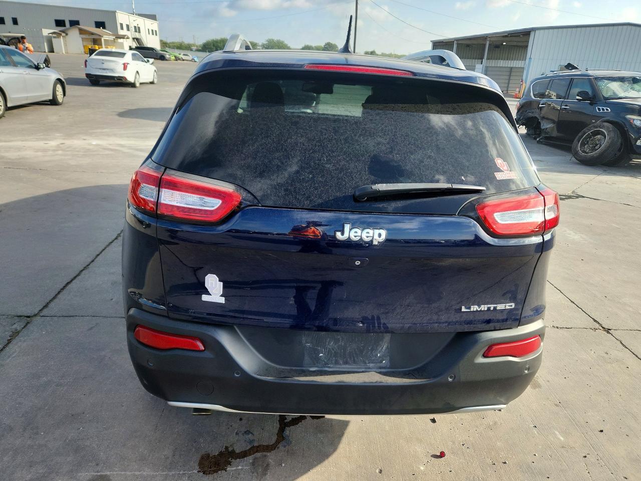 2014 Jeep Cherokee Limited Blue vin: 1C4PJLDB5EW162137
