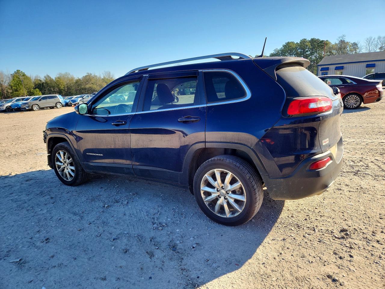 2016 Jeep Cherokee Limited Blue vin: 1C4PJLDB5GW247627