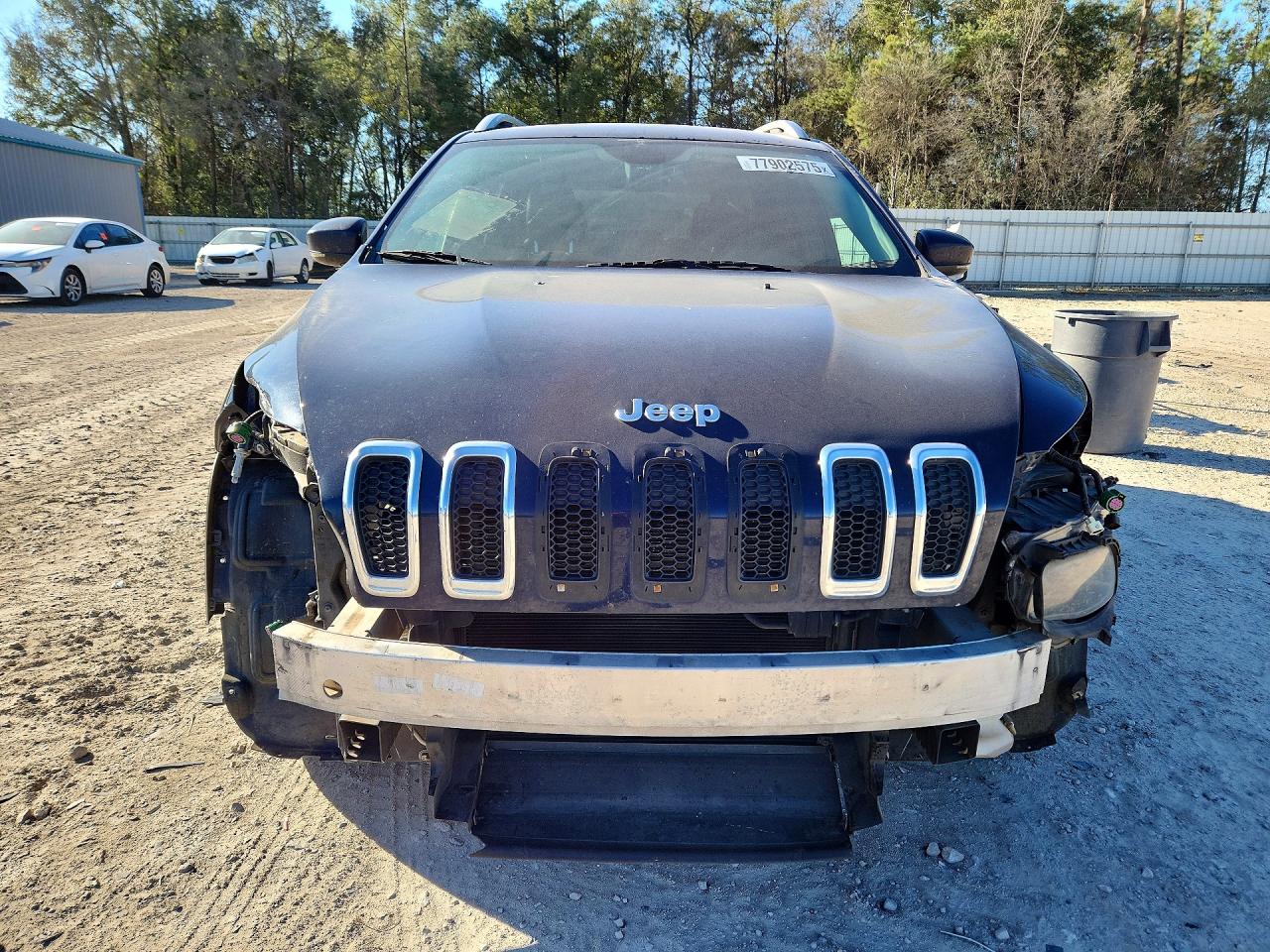 2016 Jeep Cherokee Limited Blue vin: 1C4PJLDB5GW247627