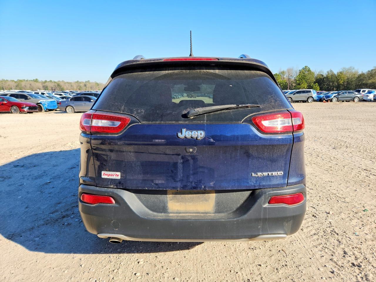 2016 Jeep Cherokee Limited Blue vin: 1C4PJLDB5GW247627