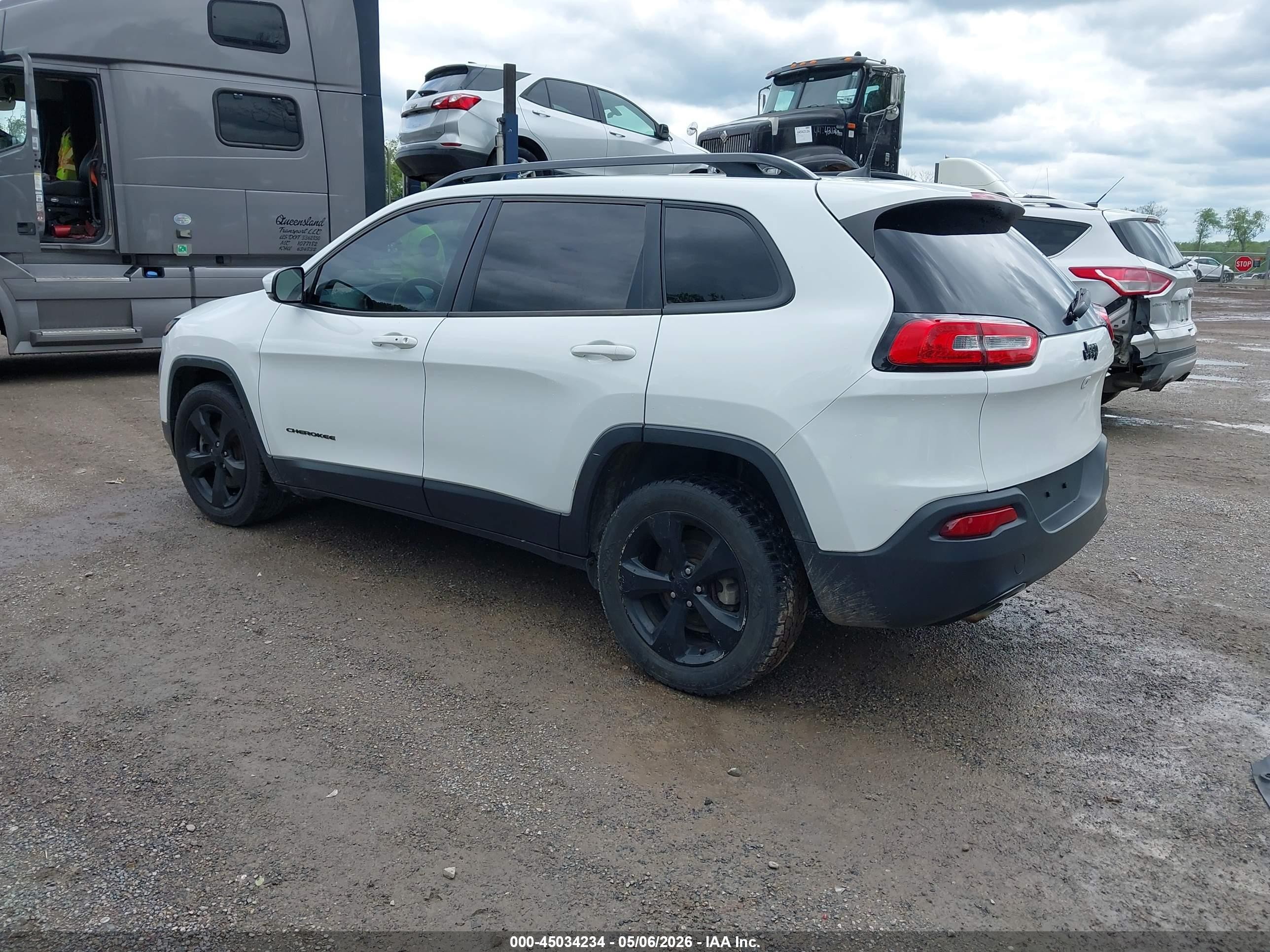 2017 Jeep Cherokee High Altitude Fwd White vin: 1C4PJLDB5HW661718