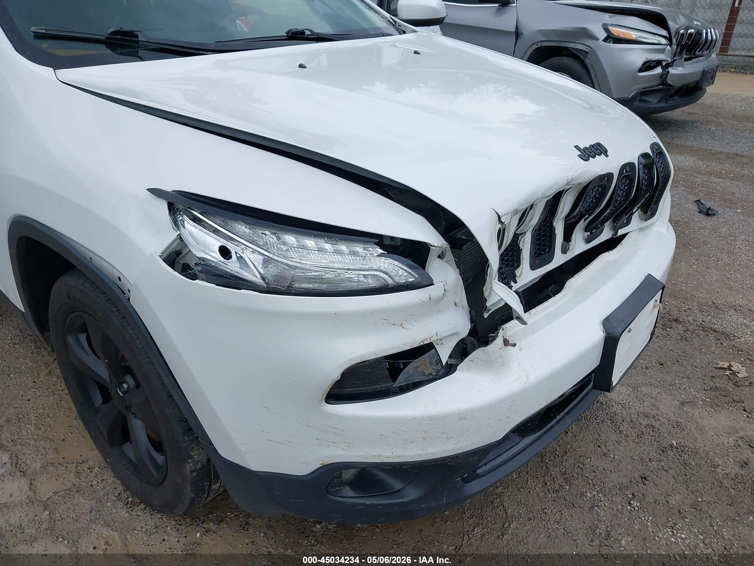 2017 Jeep Cherokee High Altitude Fwd White vin: 1C4PJLDB5HW661718