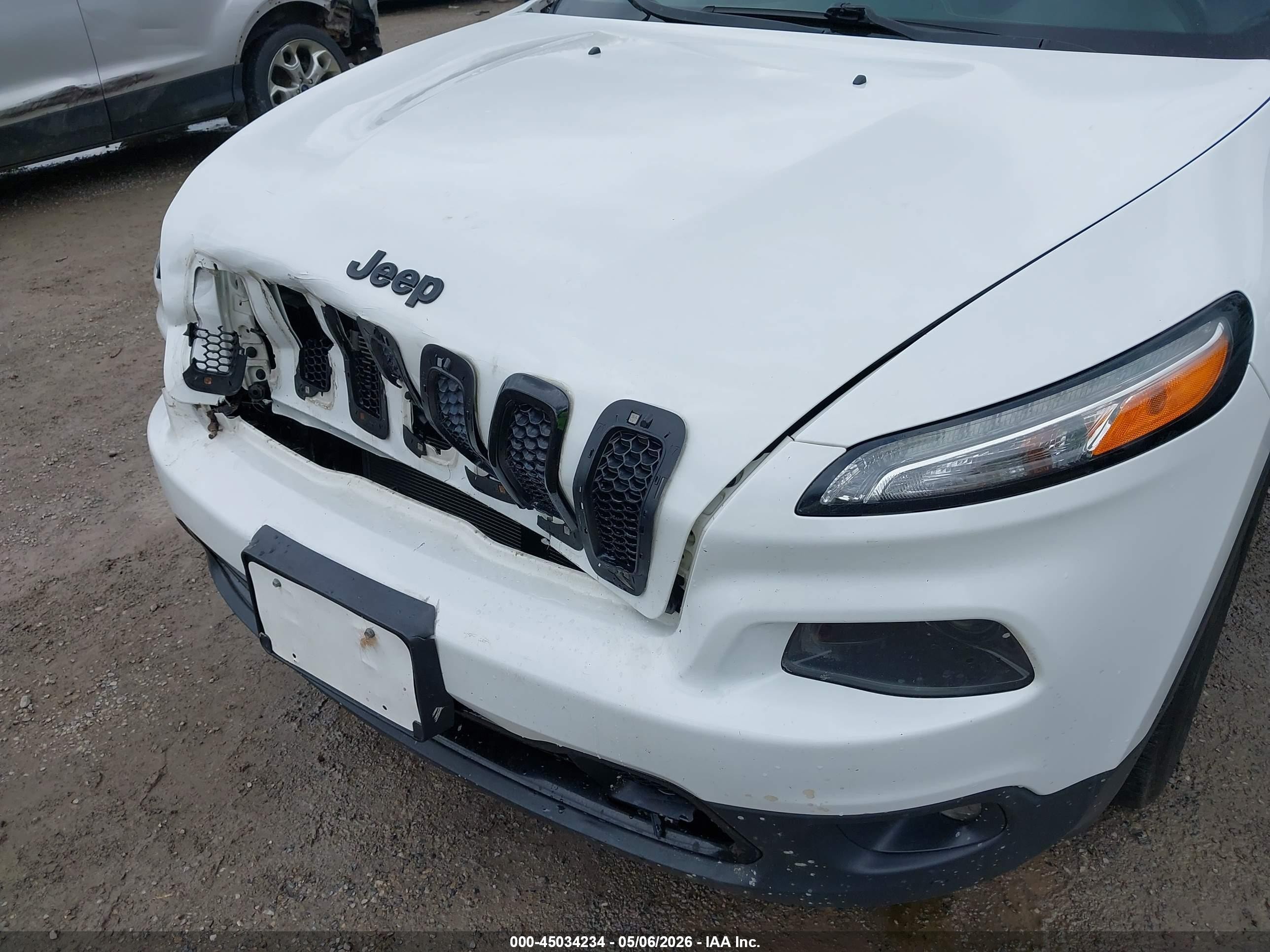 2017 Jeep Cherokee High Altitude Fwd White vin: 1C4PJLDB5HW661718