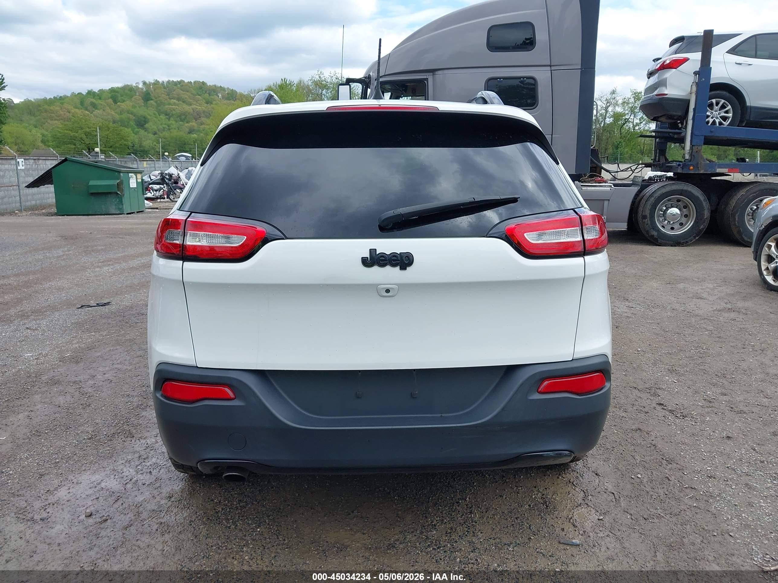 2017 Jeep Cherokee High Altitude Fwd White vin: 1C4PJLDB5HW661718