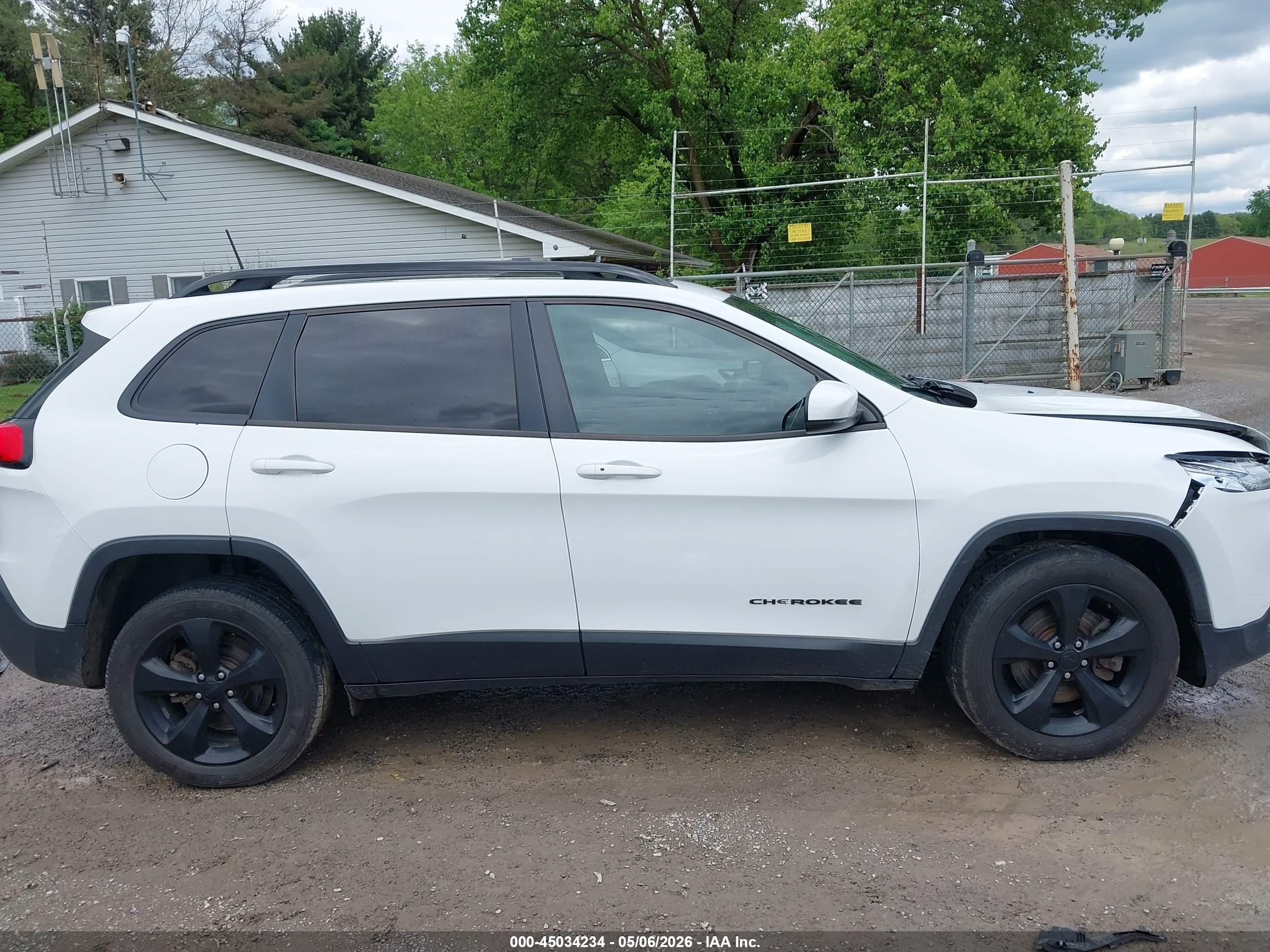 2017 Jeep Cherokee High Altitude Fwd White vin: 1C4PJLDB5HW661718