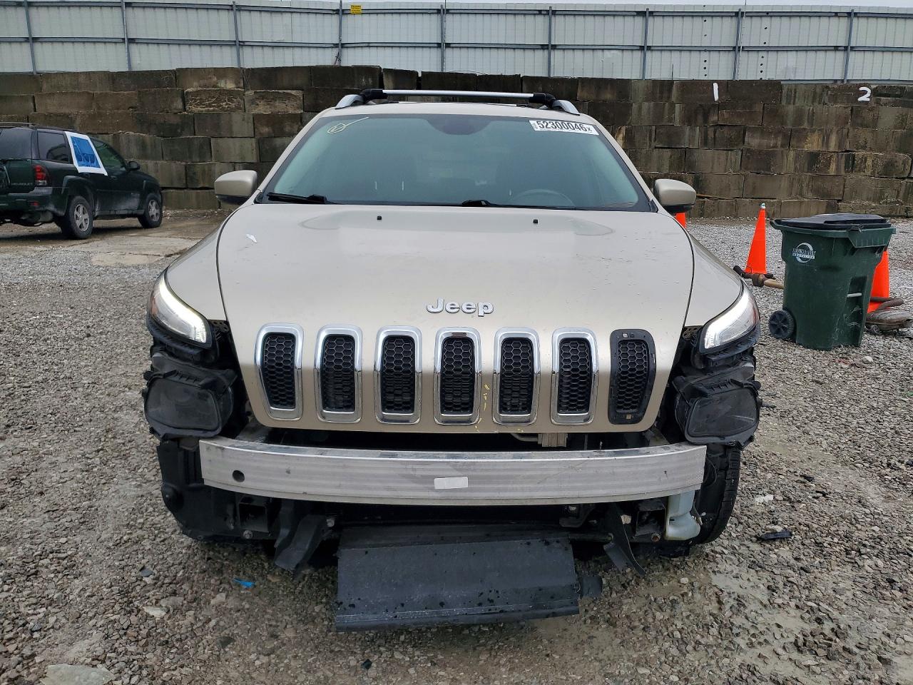 2014 Jeep Cherokee Limited Beige vin: 1C4PJLDB6EW313888