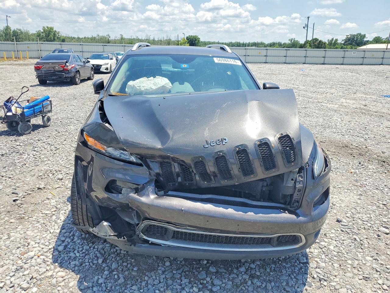 2016 Jeep Cherokee Limited Black vin: 1C4PJLDB6GW192184