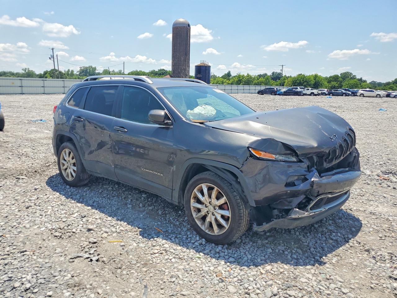 2016 Jeep Cherokee Limited Black vin: 1C4PJLDB6GW192184