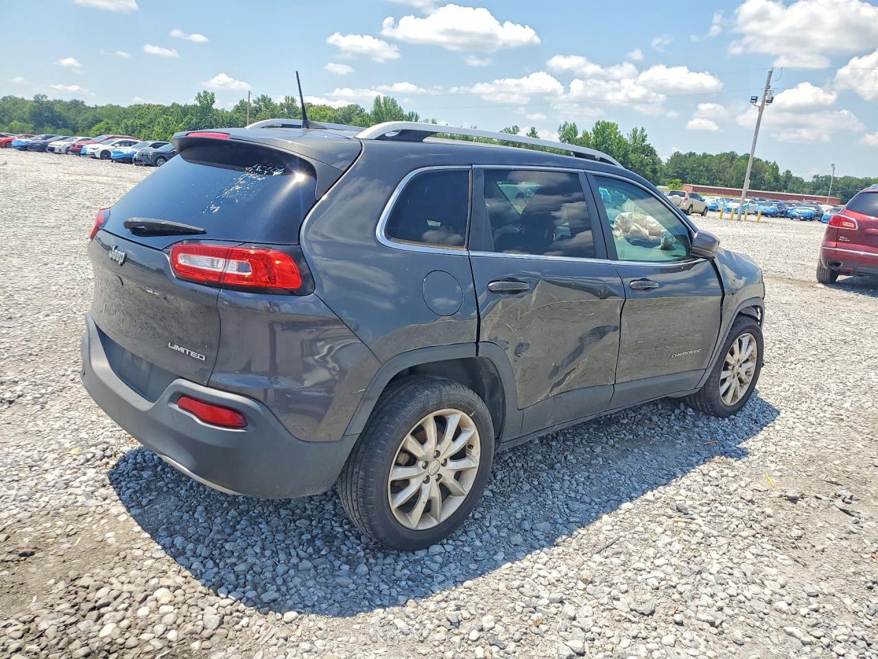 2016 Jeep Cherokee Limited Black vin: 1C4PJLDB6GW192184