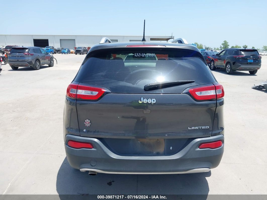 2017 Jeep Cherokee Limited Fwd Black vin: 1C4PJLDB6HW522651