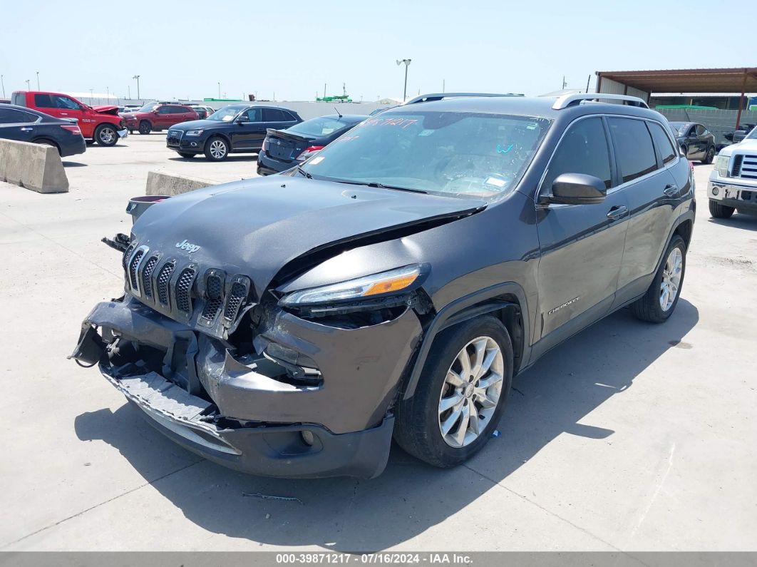2017 Jeep Cherokee Limited Fwd Black vin: 1C4PJLDB6HW522651